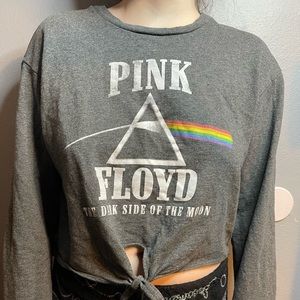 Women's Pink Floyd Crop Top Sweater
